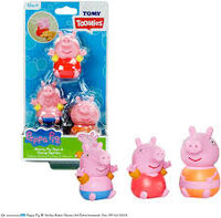 TOMY Toomies Peppa Pig Family 3 Pack Bath Squirters 