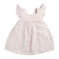 TTS22-14 Angel Dress & Bloomer - Soft Pink Crinkle