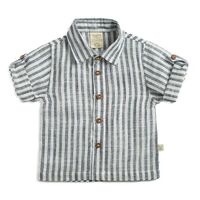 TTS225B Cambric Shirt  Stripes