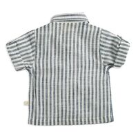 TTS225B Cambric Shirt  Stripes