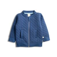 TTW22-Q4 Quilted Bomber Jacket -Navy