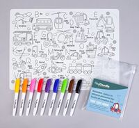 HEY DOODLE REUSABLE COLOUR IN SILICONE PLACEMAT