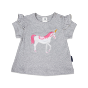 Unicorn Swing Top  Grey